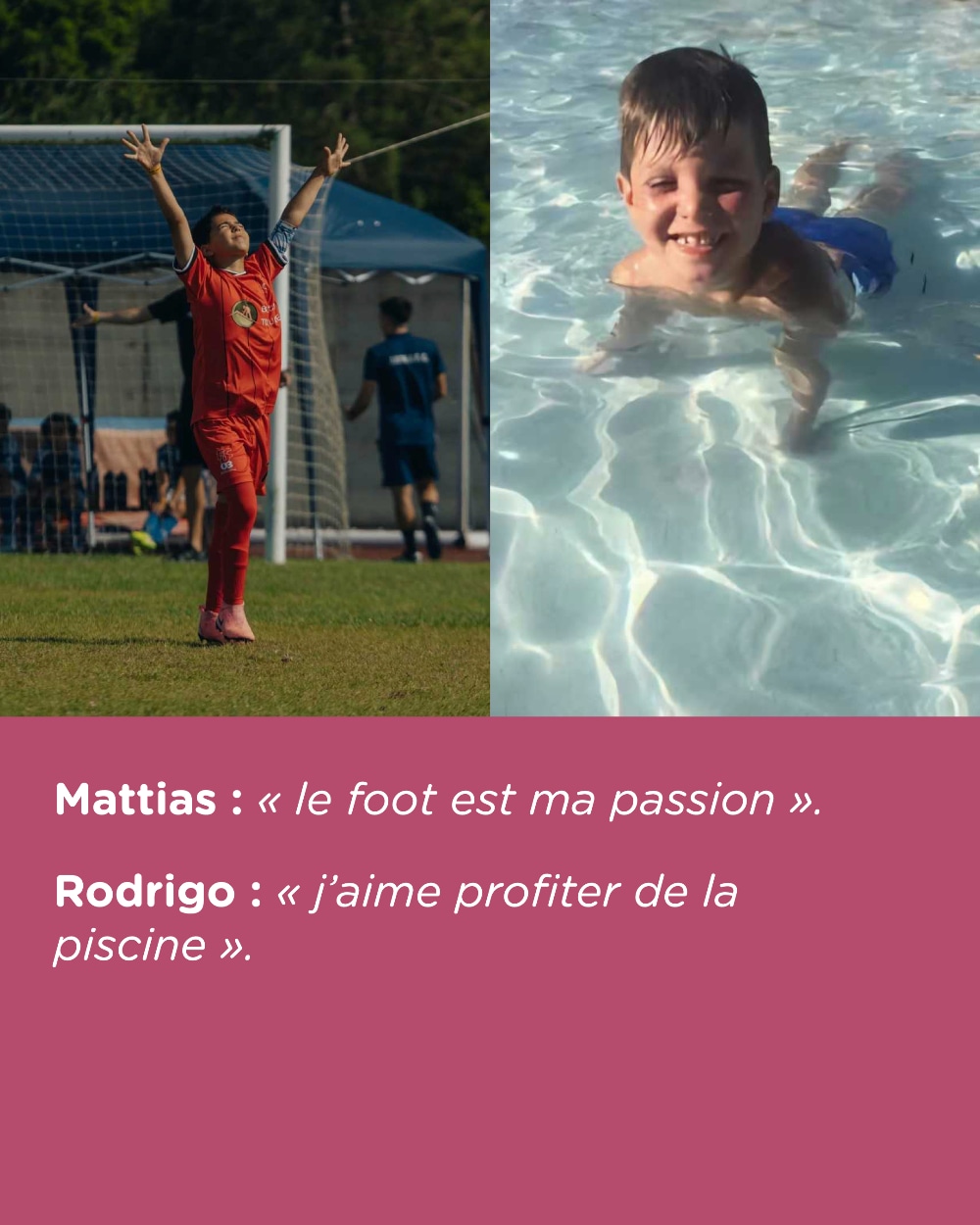 Photos d'enfants diabétiques