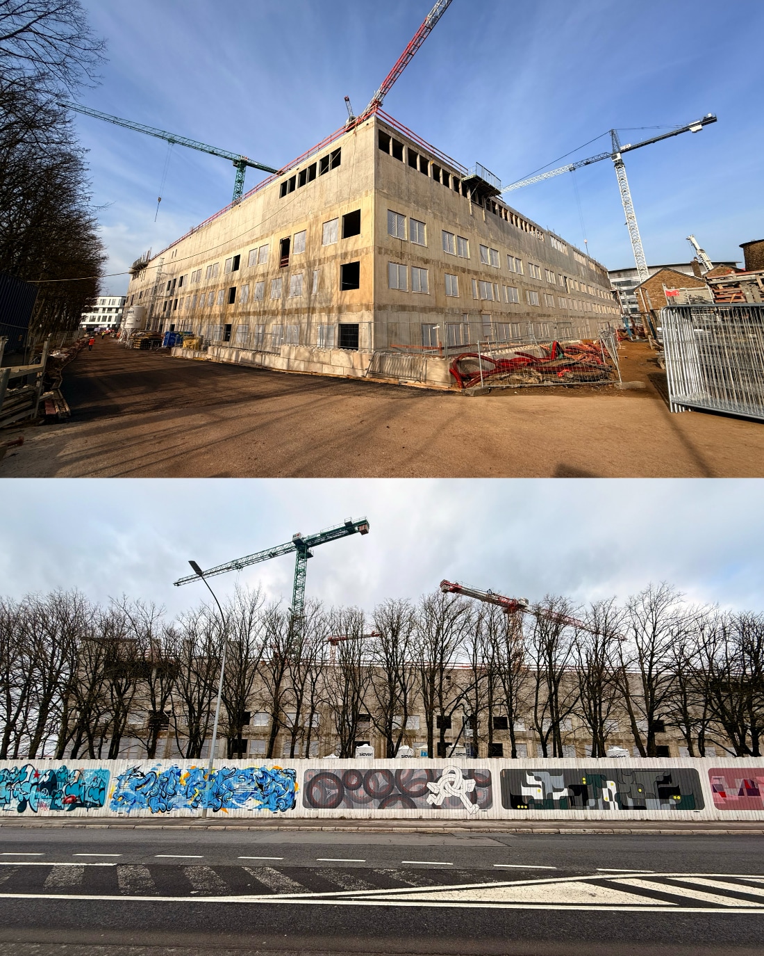 Photos de la construction