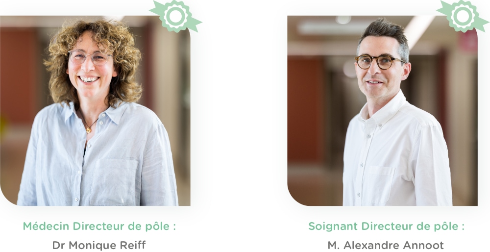 Photos du Dr Reiff et de M. Annoot