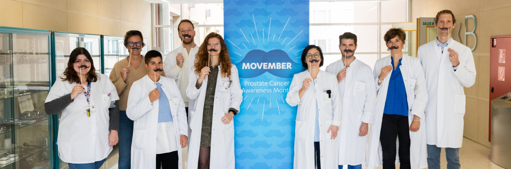 Santé masculine : le CHL arbore la moustache pour Movember