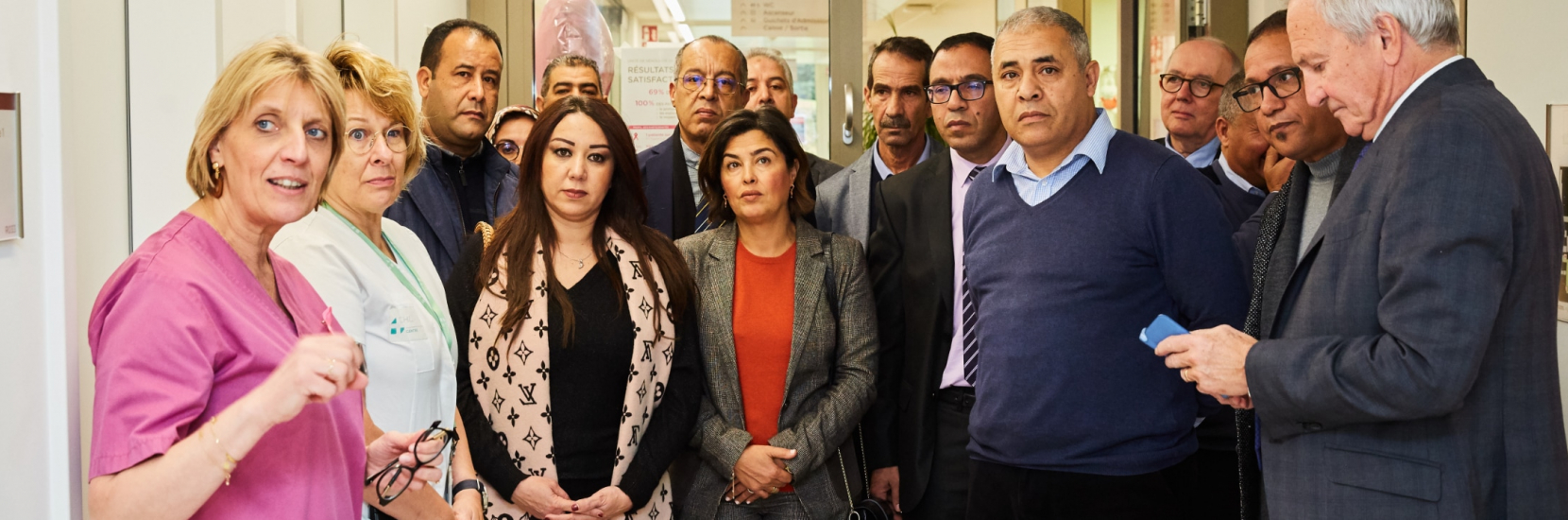 Visite d'une délégation du Ministère de la Santé marocaine et de directeurs d'hôpitaux marocains au CHL